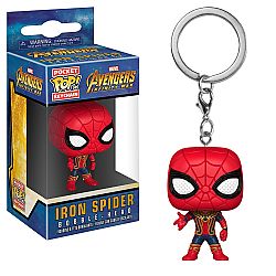 FUNKO POCKET POP! Avengers Infinity War - Iron Spider Bobble-Head Figure Keychain