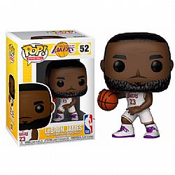 FUNKO POP! NBA Lakers - Lebron James (White Uniform) #52 Vinyl Figure