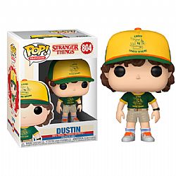 FUNKO POP! Stranger Things - Dustin (at Camp) #804 Vinyl Figure