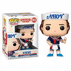 FUNKO POP! Stranger Things - Steve With Hat And Ice Cream #803 Vinyl Figure