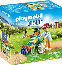 PLAYMOBIL 70193 Ασθενής σε αναπηρικο καροτσακι
