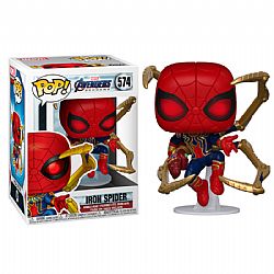 FUNKO POP! Avengers Endgame Iron Spider with Nano Gauntlet #574