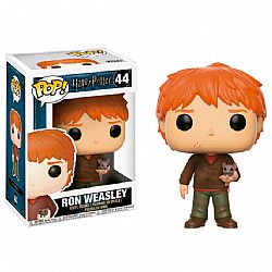 FUNKO POP! Harry Potter Ron Weasley with Scabbers #44