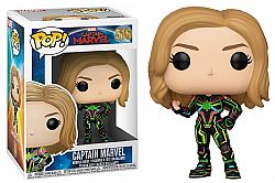 FUNKO POP! Captain Marvel with Neon Suit #516