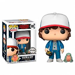 FUNKO POP! Stranger Things Dustin with Baby Dart #593 (Exclusive)