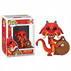 FUNKO POP! Mulan Mushu with Gong #630 Vinyl Figure