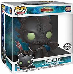 FUNKO POP! How to Train Your Dragon 3 - Toothless #686 Super Sized Vinyl Figure 25 cm