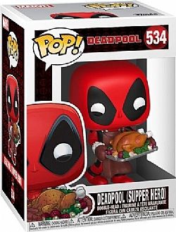 FUNKO POP! Deadpool (Holiday) #534 Vinyl Bobble-Head Figure
