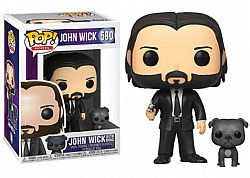 FUNKO POP! John Wick in Black Suit With dog #580 Vinyl Figure