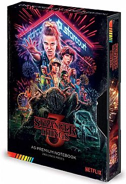 Stranger Things Premium Notebook A5 Great Scott VHS