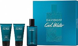 Davidoff Cool Water Gift Set Eau De Toilette 75ml & After Shave Balm 50ml & Shower Gel 50ml