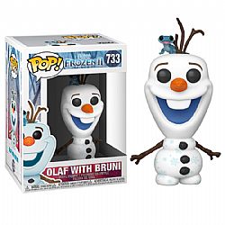 FUNKO POP! Frozen 2 Olaf with Bruni #733 Vinyl Figure