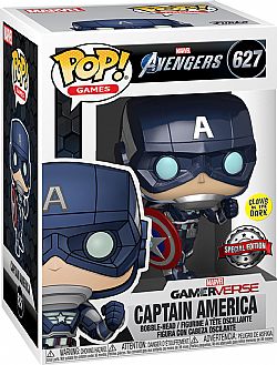 FUNKO POP! Marvel Avengers - Captain America (Glows In The Dark) (Special Edition) #627