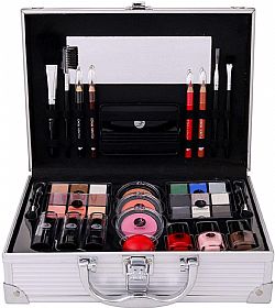 2K All About Beauty Train Case Complete Makeup Palette