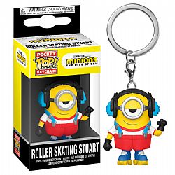 Funko Pocket POP! Minions The Rise of Gru - Roller Skating Stuart Keychain