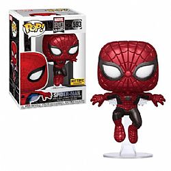 FUNKO POP! Marvel 80 Years - First Appearance Spider-Man (Metallic) (Special Edition) #593 Bobble-Head Vinyl Figure