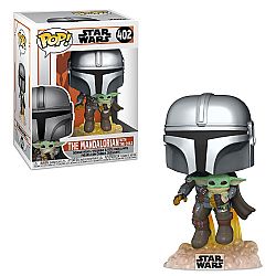 FUNKO POP! Star Wars Mandalorian Mando Flying with Jet Pack #402