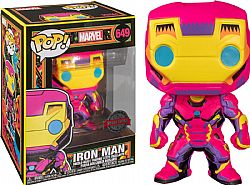 FUNKO POP! Iron Man (Black Light) #649 Bobble-Head (Exclusive)