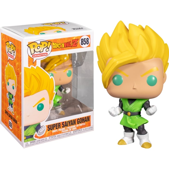 Funko Pop! Dragon Ball Z – Super Saiyan Gohan S8, Figurine Vinyle 9,5 Cm, Collection Officielle Anime, Cadeau Fan DBZ