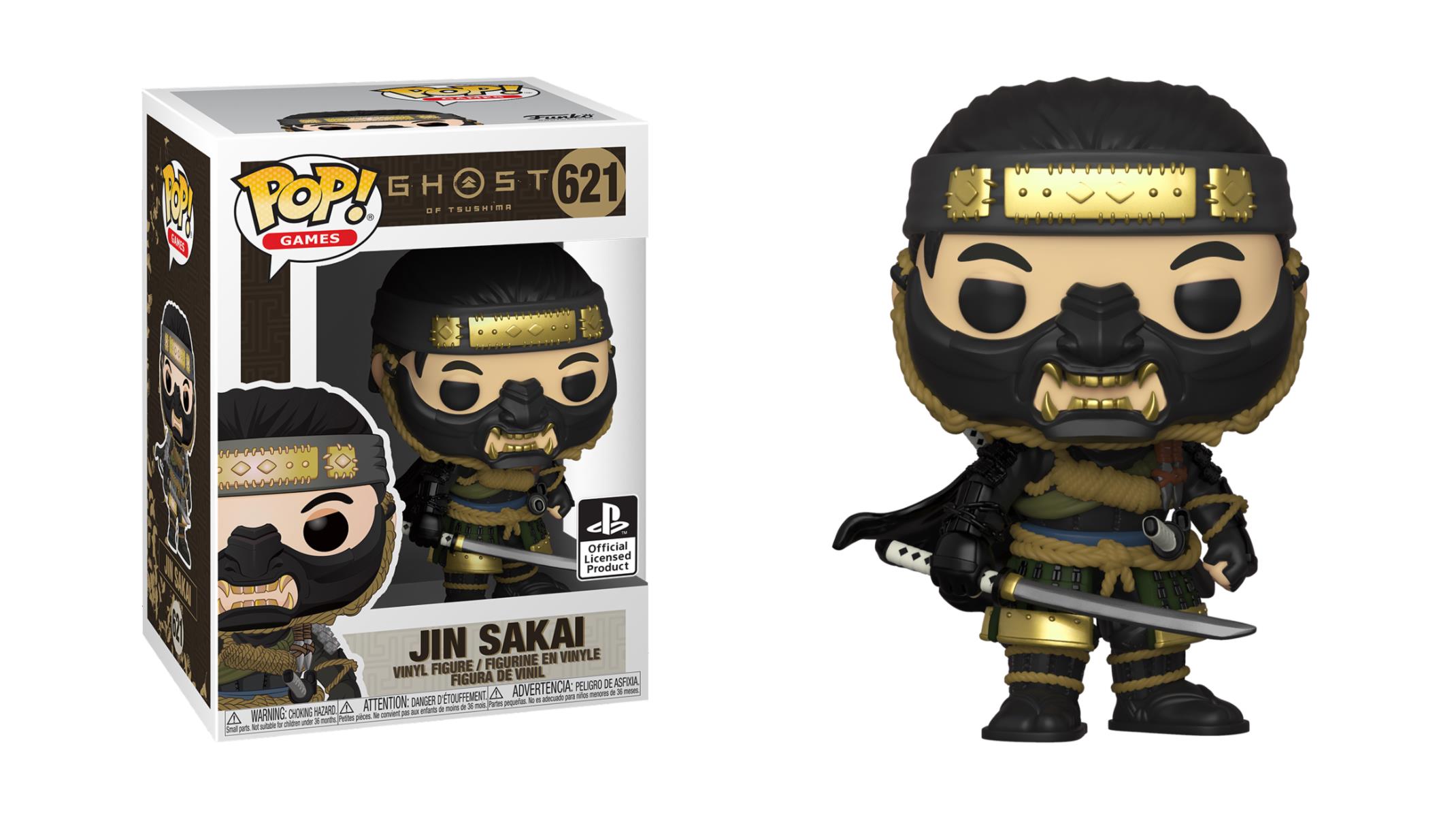 Funko Pop! Jin Sakai #621 – Ghost Of Tsushima – PlayStation Exclusive – VAULTED