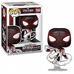 FUNKO POP! Spider-Man Miles Morales T.R.A.C.K. Suit #768 Bobble-Head Vinyl Figure