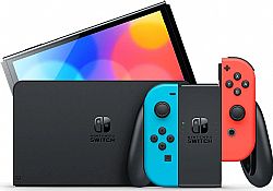 NINTENDO SWITCH CONSOLE OLED (NEON BLUE/RED JOY-CON)