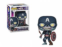 FUNKO POP! What If - Zombie Captain America #941 Bobble-Head Vinyl Figure