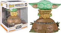 FUNKO POP! Deluxe Mandalorian Electronic Grogu using the Force #485 Bobble-Head