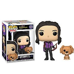 FUNKO POP! Marvel Hawkeye - Kate Bishop with Lucky the Pizza Dog #1212 Vinyl Figure
