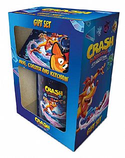 Crash Bandicoot 4 About Time Mug and Coaster and Keychain Set
