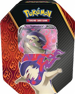 POKEMON TCG Divergent Powers Summer Tin 2022 - Hisuian Typhlosion V (POK850448 Typhlosion)