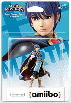 Amiibo Super Smash Bros Marth Character Figure Nintendo Switch