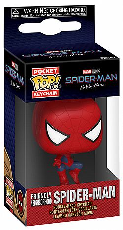 FUNKO POCKET POP! Spider-Man Friendly Neighborhood (Leaping) Keychain