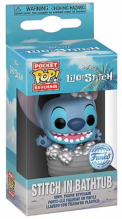 Funko Pocket POP! Stitch in Bathtub Keychain
