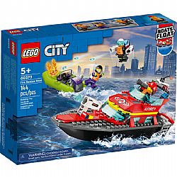 LEGO CITY 60373 Fire Rescue Boat