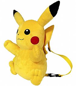 Pokemon Pikachu backpack 36cm Λούτρινο (Κιτρινο)