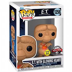Funko Pop! E.T. With Glowing Heart (Glows in the Dark) #1258 Vinyl Figure (Special Edition)