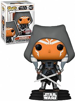 Funko POP! Mandalorian - Ahsoka (Hooded) #467 Bobble-Head (Exclusive)