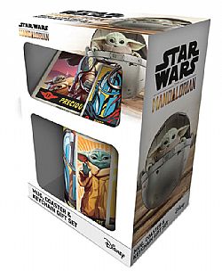 Star Wars The Mandalorian (S2) - Mug, Coaster Keychain Gift Set (GP86462) Pyramid