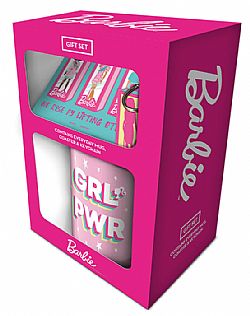 Barbie Gift Set 3 in 1 (Mug & Coaster & Keychain) Pyramid