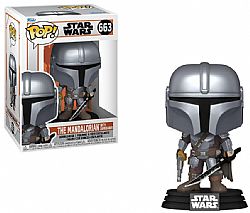 Funko Pop! Mandalorian with Darksaber #663 Bobble-Head Vinyl Figure