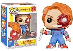 Funko Pop! Childs Play 3 Chucky Half Bloody #798 Vinyl Figure (Special Edition)