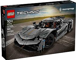 LEGO TECHNIC 42173 Koenigsegg Jesko Absolut Grey Hypercar