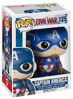 Funko POP! Captain America Civil War - Captain America #125 Vinyl Figure