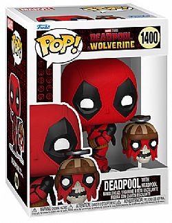 Funko Pop! Deadpool with Headpool #1400 Bobble Head Vinyl Figure