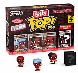 Funko Bitty Pop! Deadpool - Bathtime Vinyl Figures (4-Pack)