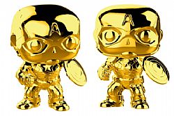 FUNKO POP! Marvel Studios - Captain America (Chrome) #377