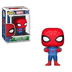 FUNKO POP! Holiday Spiderman with Ugly Sweater #397